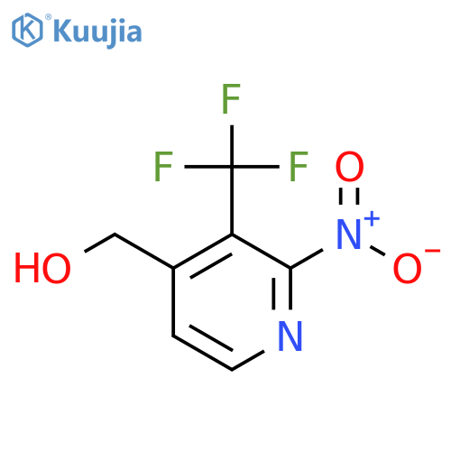 2-Nitro-3-(trifluoromethyl)pyridine-4-methanol structure