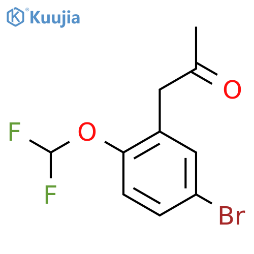 1-(5-Bromo-2-(difluoromethoxy)phenyl)propan-2-one structure
