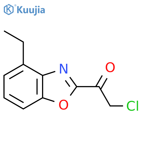 2-(2-Chloroacetyl)-4-ethylbenzo[d]oxazole structure