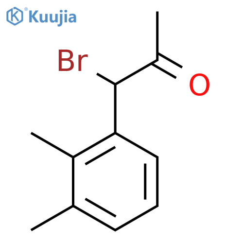 1-Bromo-1-(2,3-dimethylphenyl)propan-2-one structure