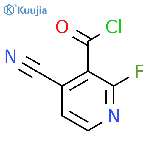 4-Cyano-2-fluoronicotinoyl chloride structure