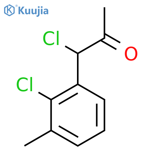 1-Chloro-1-(2-chloro-3-methylphenyl)propan-2-one structure