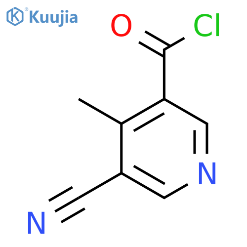 5-Cyano-4-methylnicotinoyl chloride structure