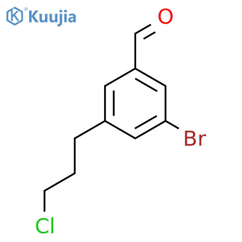 3-Bromo-5-(3-chloropropyl)benzaldehyde structure