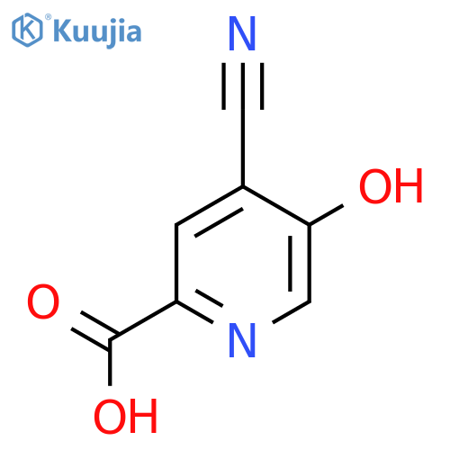 4-Cyano-5-hydroxypicolinic acid structure