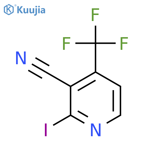 2-Iodo-4-(trifluoromethyl)nicotinonitrile structure