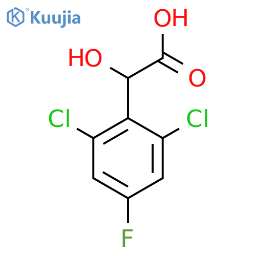 2,6-Dichloro-4-fluoromandelic acid structure