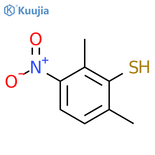 2,6-Dimethyl-3-nitrobenzenethiol structure
