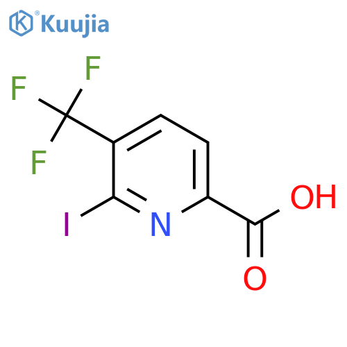 6-Iodo-5-(trifluoromethyl)picolinic acid structure