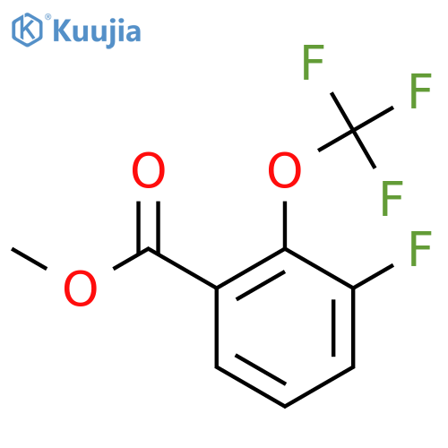 Methyl 3-fluoro-2-(trifluoromethoxy)benzoate structure