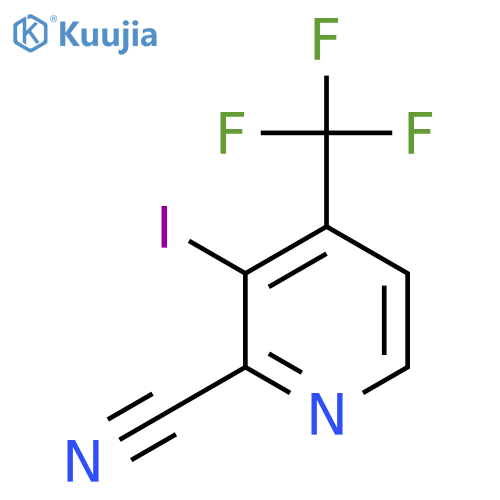 3-Iodo-4-(trifluoromethyl)picolinonitrile structure