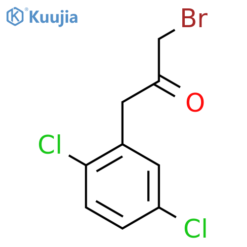 3-Bromo-1-(2,5-dichlorophenyl)propan-2-one structure