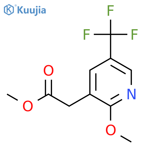 Methyl 2-methoxy-5-(trifluoromethyl)pyridine-3-acetate structure
