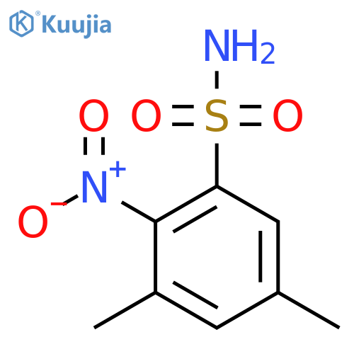 3,5-Dimethyl-2-nitrobenzenesulfonamide structure