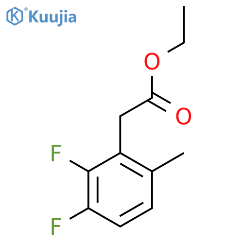 Ethyl 2,3-difluoro-6-methylphenylacetate structure