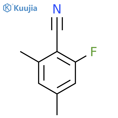 2,4-Dimethyl-6-fluorobenzonitrile structure