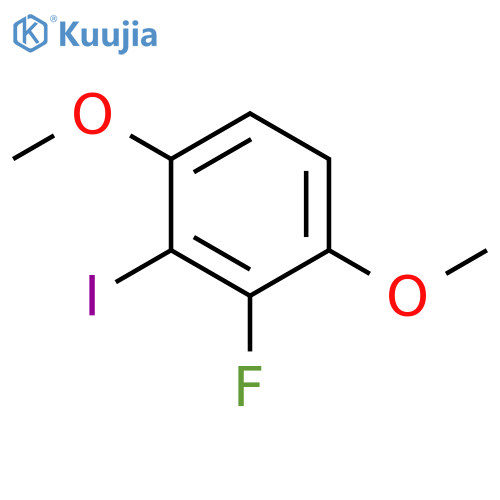 Benzene, 2-fluoro-3-iodo-1,4-dimethoxy- structure