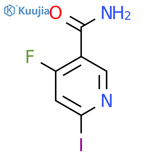 4-Fluoro-6-iodonicotinamide structure