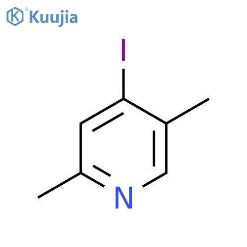 4-Iodo-2,5-dimethylpyridine structure