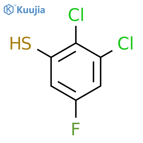 2,3-Dichloro-5-fluorothiophenol structure
