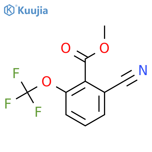Methyl 2-cyano-6-(trifluoromethoxy)benzoate structure