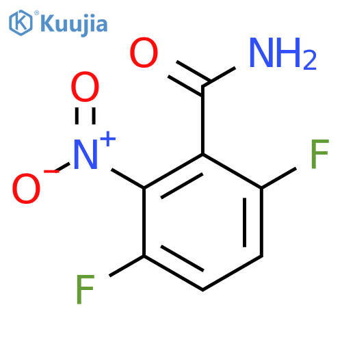 3,6-Difluoro-2-nitrobenzamide structure