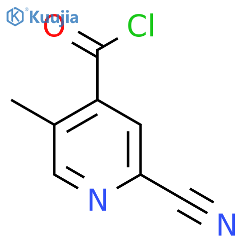 2-Cyano-5-methylisonicotinoyl chloride structure