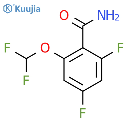2,4-Difluoro-6-(difluoromethoxy)benzamide structure