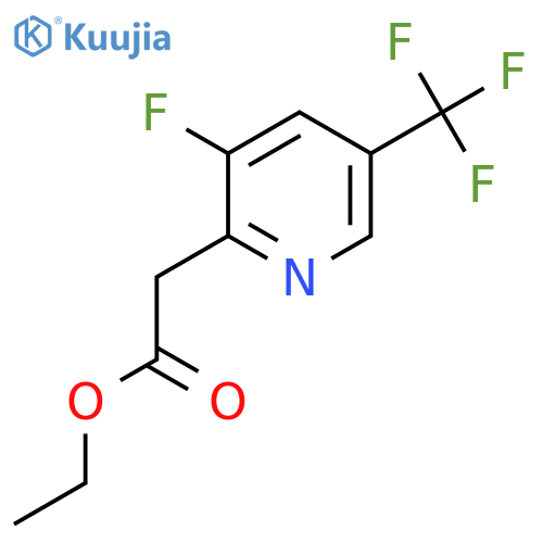 Ethyl 3-fluoro-5-(trifluoromethyl)pyridine-2-acetate structure