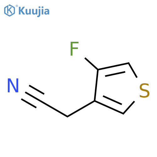 3-Fluorothiophene-4-acetonitrile structure
