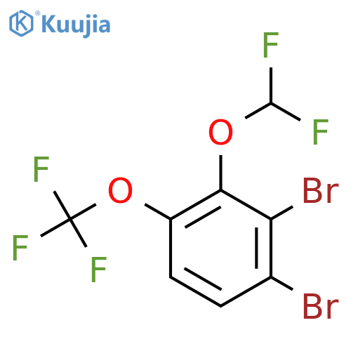 1,2-Dibromo-3-difluoromethoxy-4-(trifluoromethoxy)benzene structure