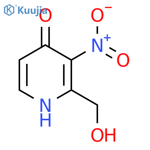 4-Hydroxy-3-nitropyridine-2-methanol structure