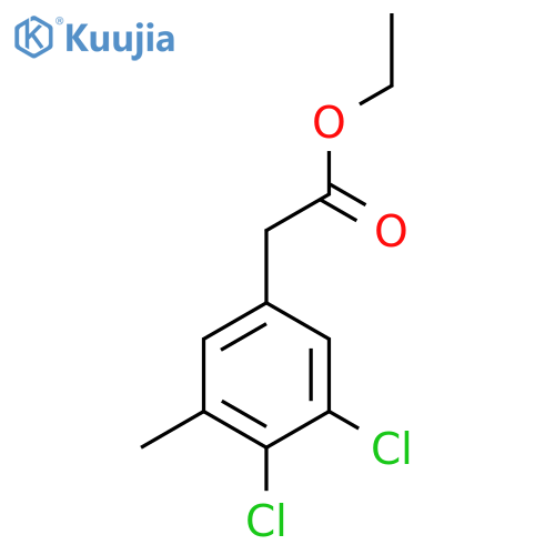 Ethyl 3,4-dichloro-5-methylphenylacetate structure