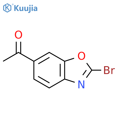 6-Acetyl-2-bromobenzo[d]oxazole structure