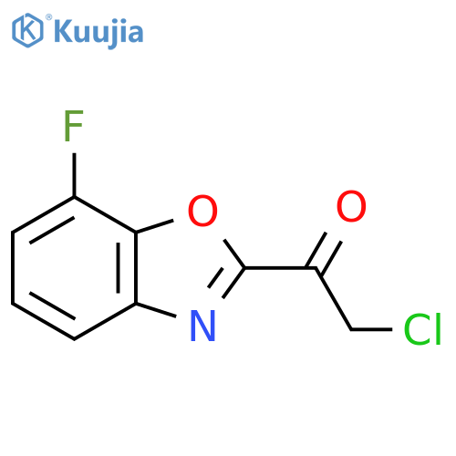 2-(2-Chloroacetyl)-7-fluorobenzo[d]oxazole structure