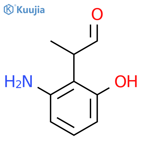 2-Amino-6-hydroxyphenylpropanal structure