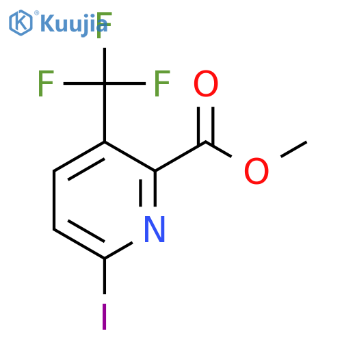 Methyl 6-iodo-3-(trifluoromethyl)picolinate structure