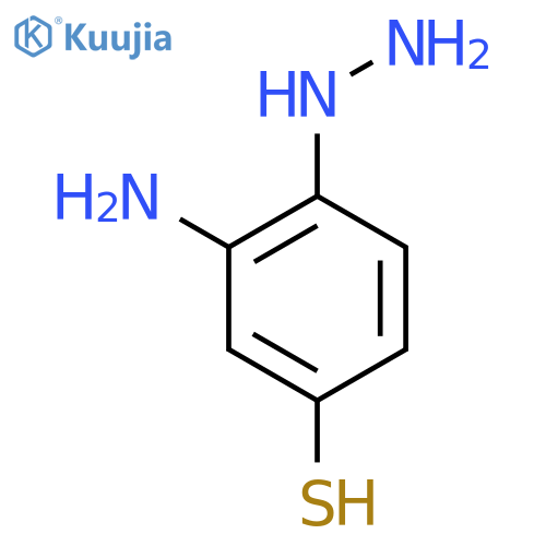 2-Amino-4-mercaptophenylhydrazine structure
