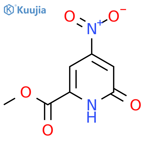 Methyl 6-hydroxy-4-nitropicolinate structure