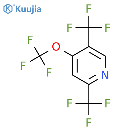 2,5-Bis(trifluoromethyl)-4-(trifluoromethoxy)pyridine structure