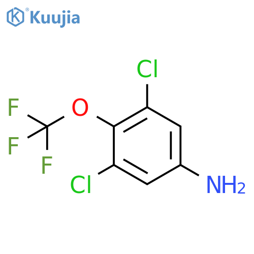 3,5-Dichloro-4-(trifluoromethoxy)aniline structure