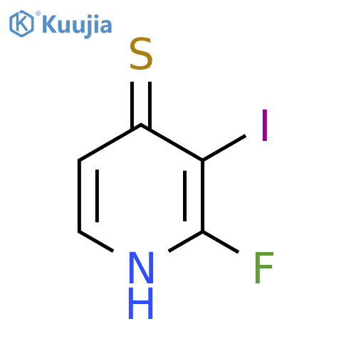 2-Fluoro-3-iodo-4-mercaptopyridine structure