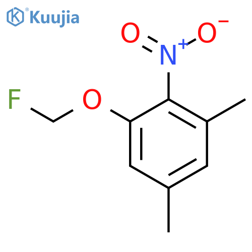1,5-Dimethyl-3-fluoromethoxy-2-nitrobenzene structure