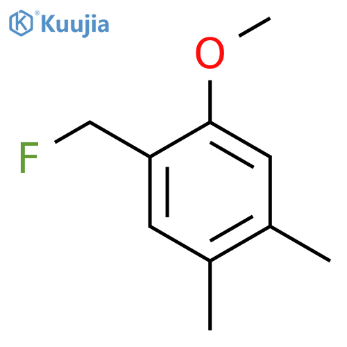 4,5-Dimethyl-2-(fluoromethyl)anisole structure