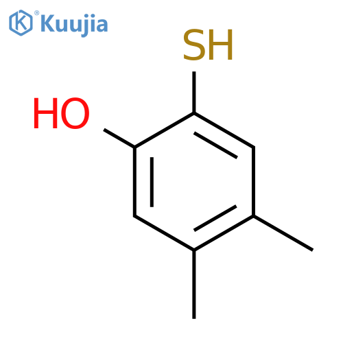 4,5-Dimethyl-2-hydroxythiophenol structure