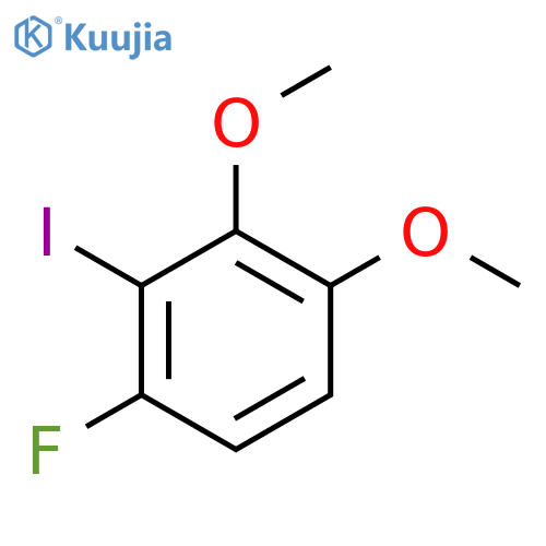 1-Fluoro-2-iodo-3,4-dimethoxybenzene structure