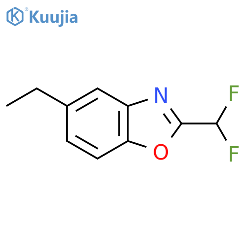 2-(Difluoromethyl)-5-ethylbenzo[d]oxazole structure