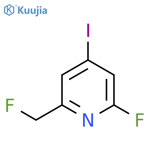 2-Fluoro-6-fluoromethyl-4-iodopyridine structure