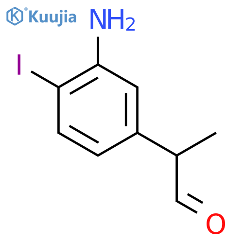3-Amino-4-iodophenylpropanal structure