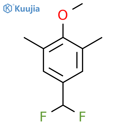 4-Difluoromethyl-2,6-dimethylanisole structure
